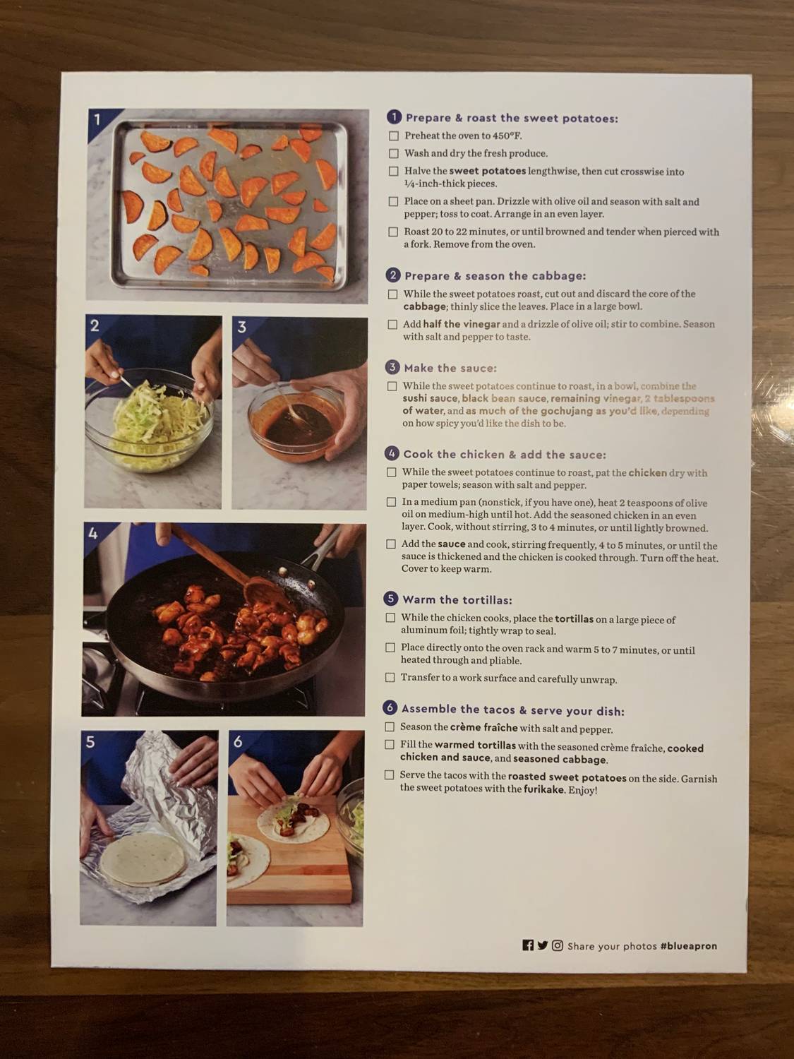 Recipe card back