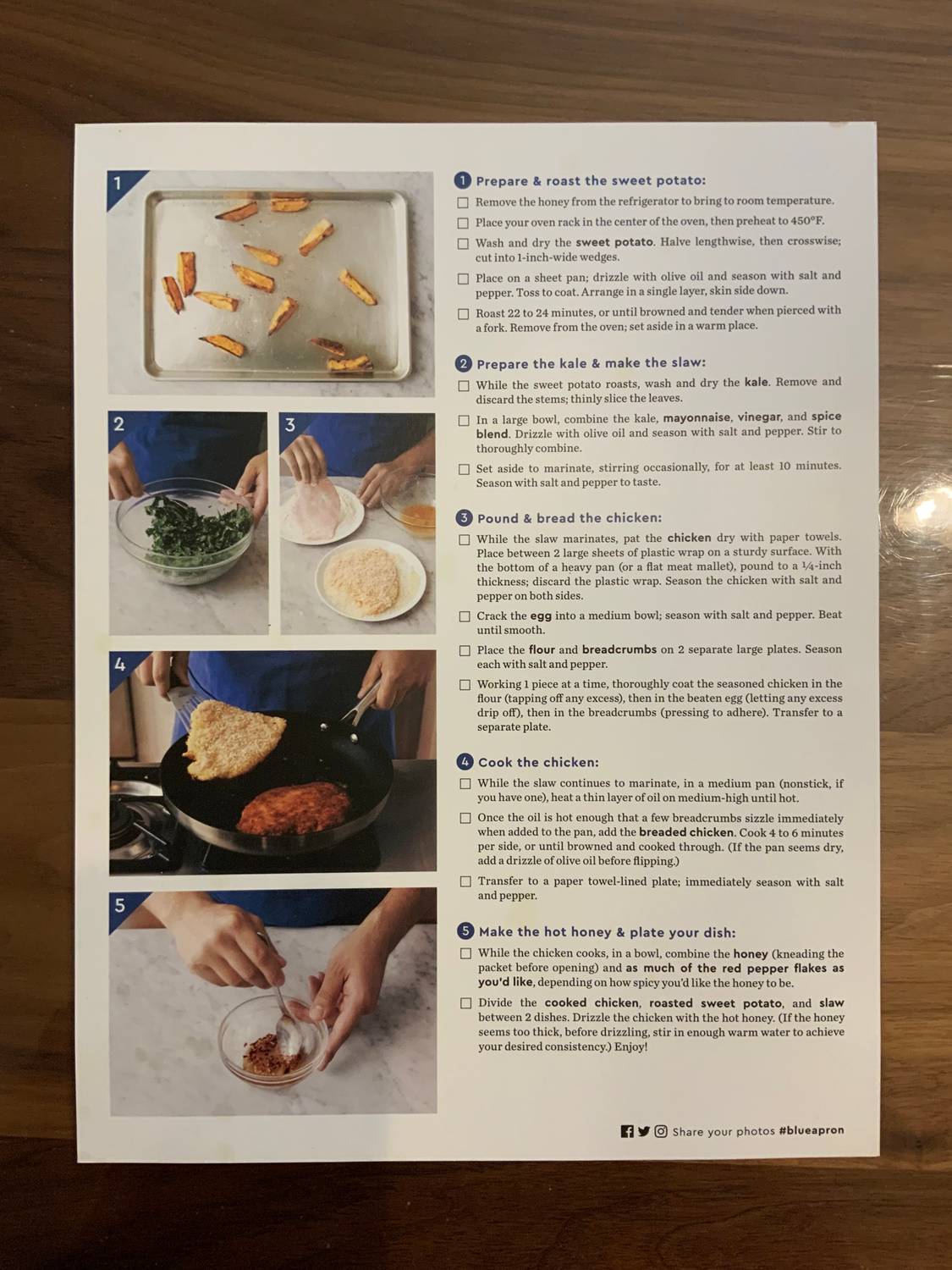 Recipe card back