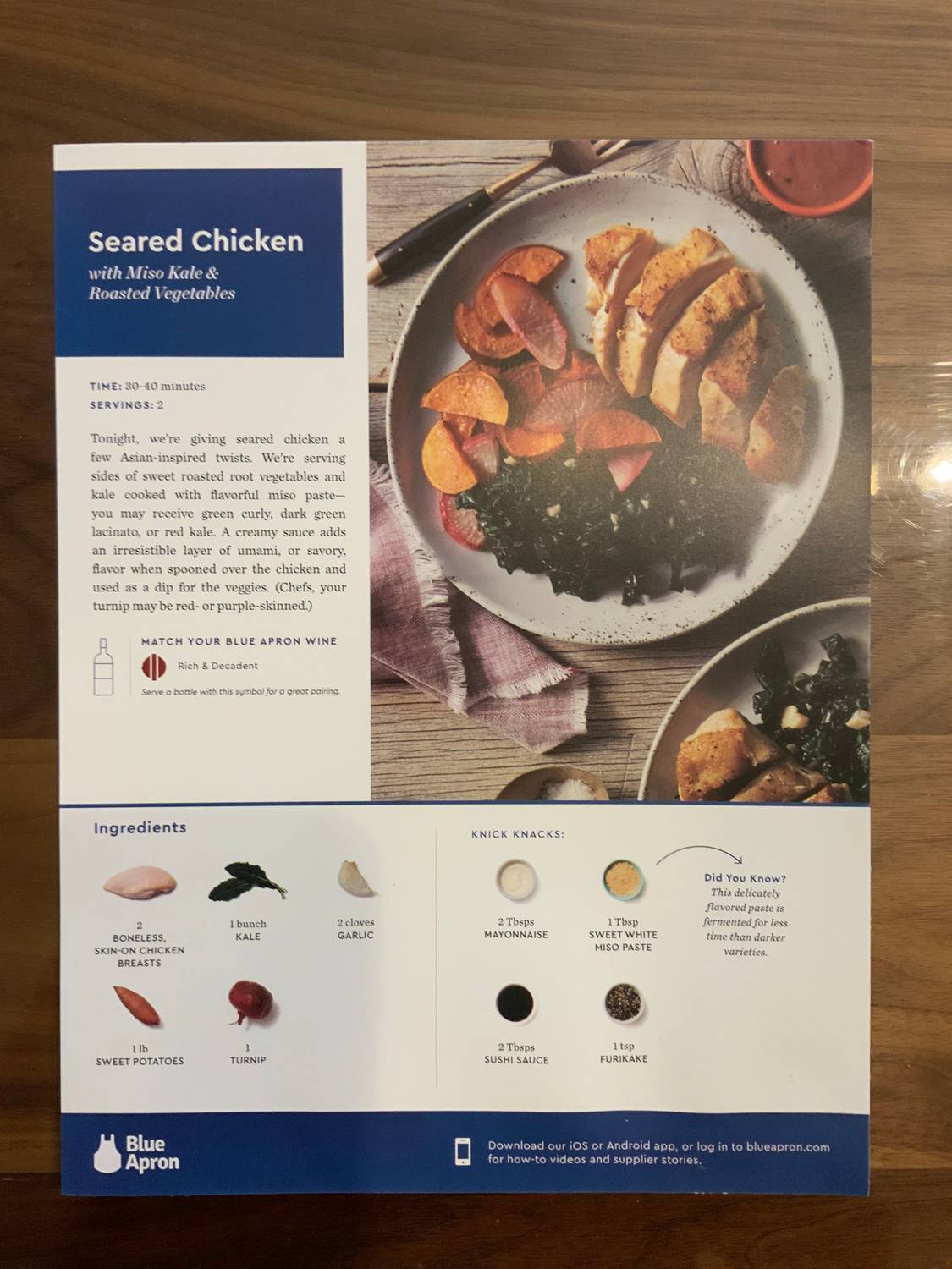 Recipe card front