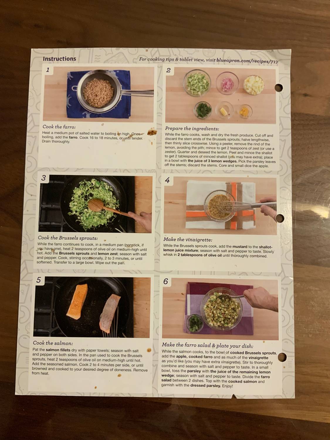 Recipe card back