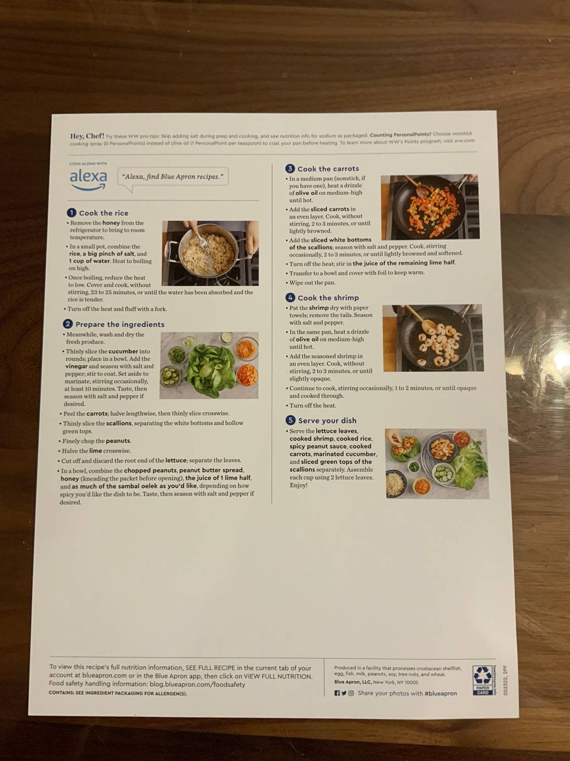 Recipe card back