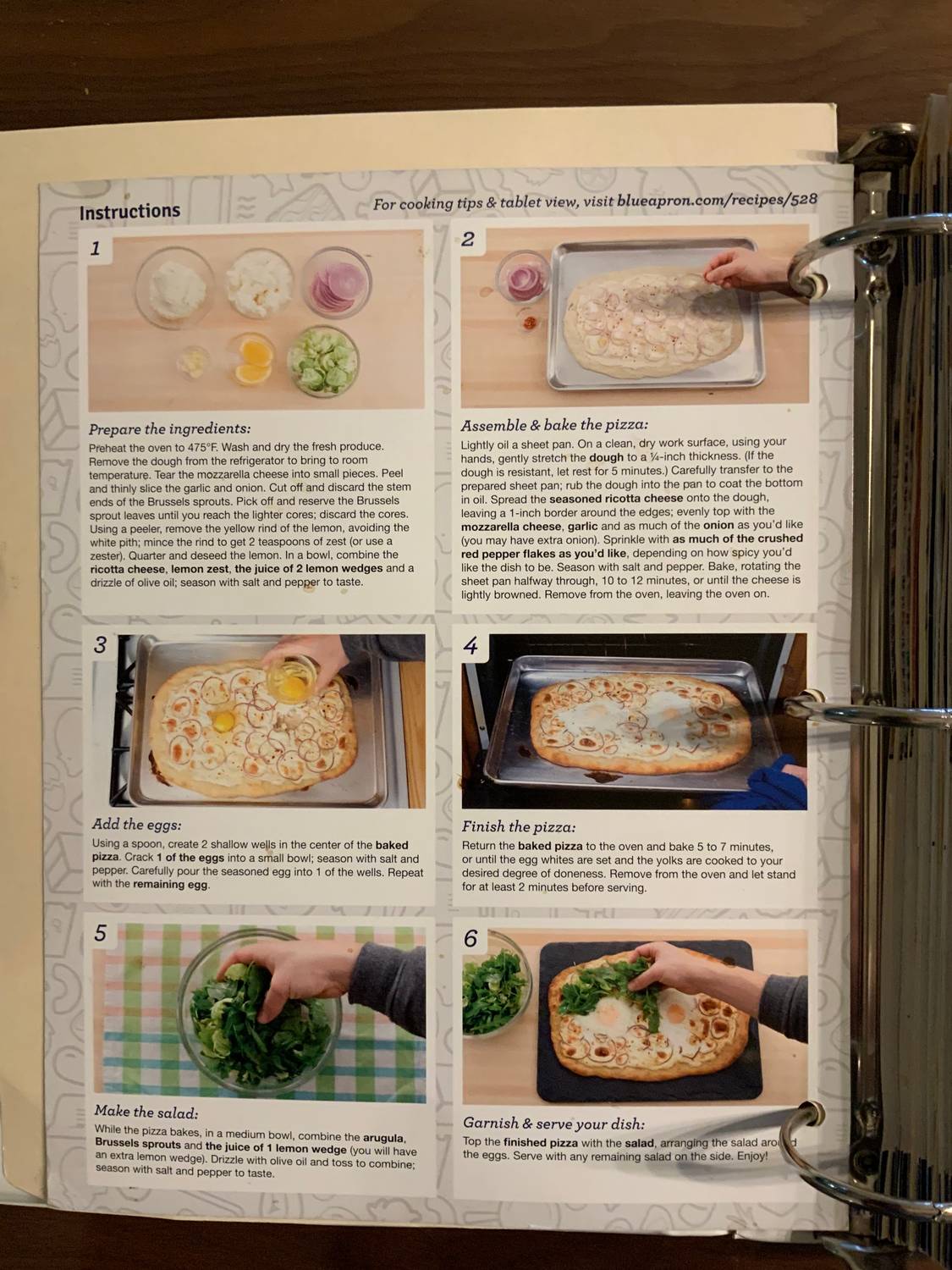 Recipe card back