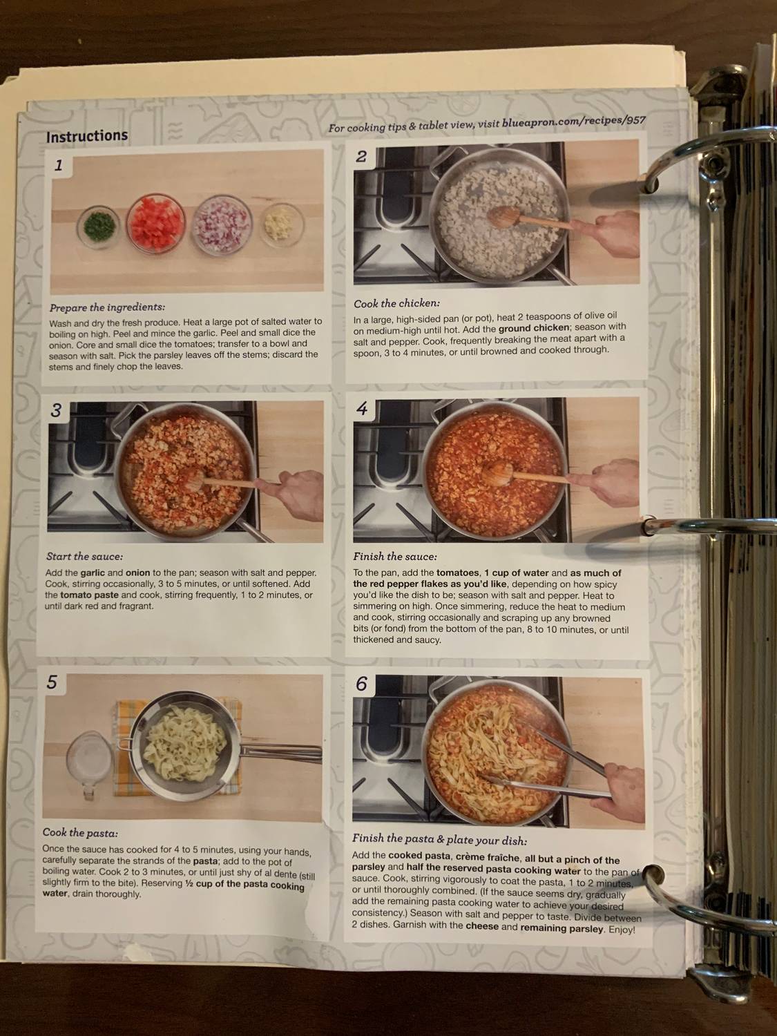 Recipe card back