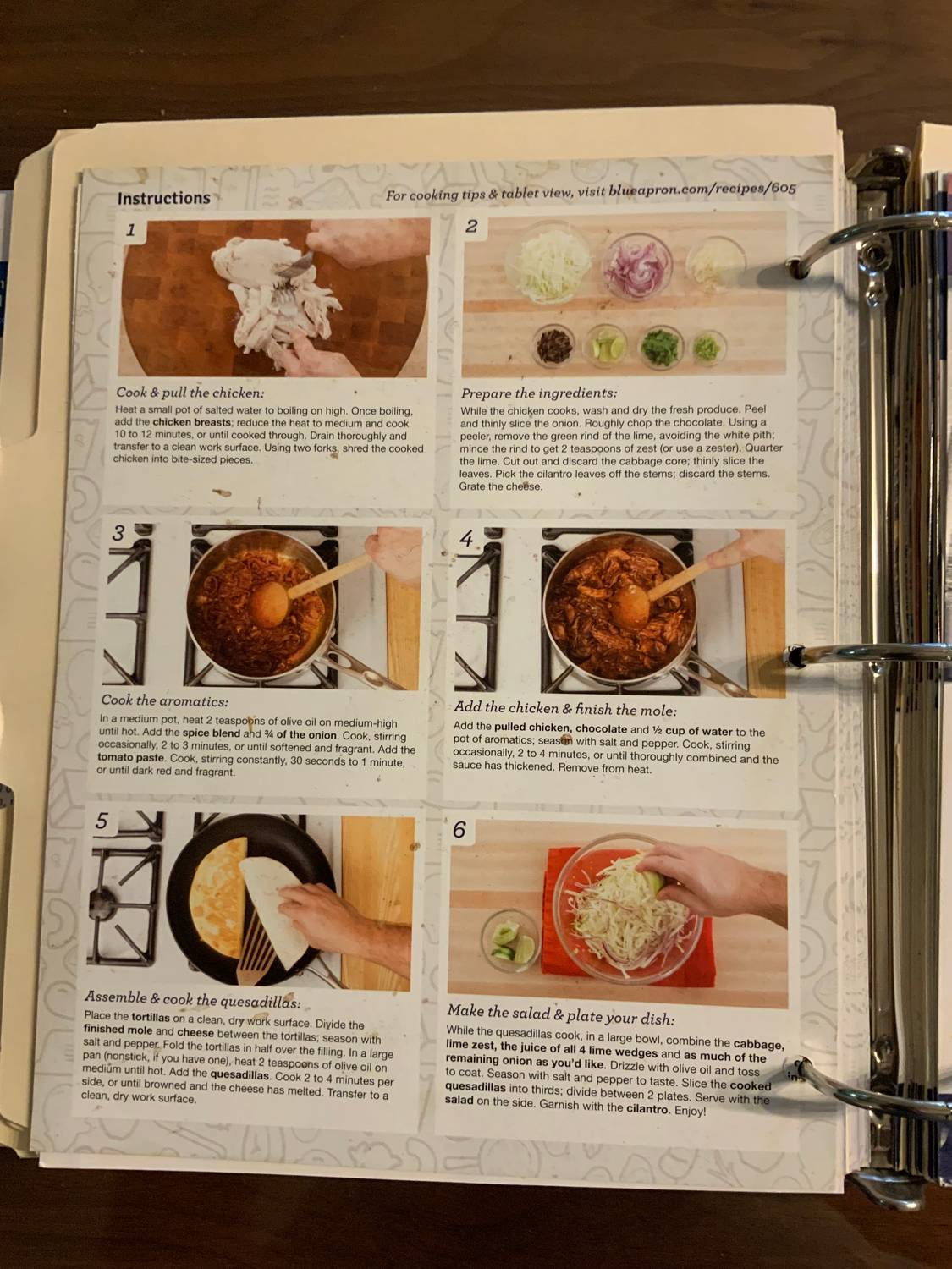 Recipe card back