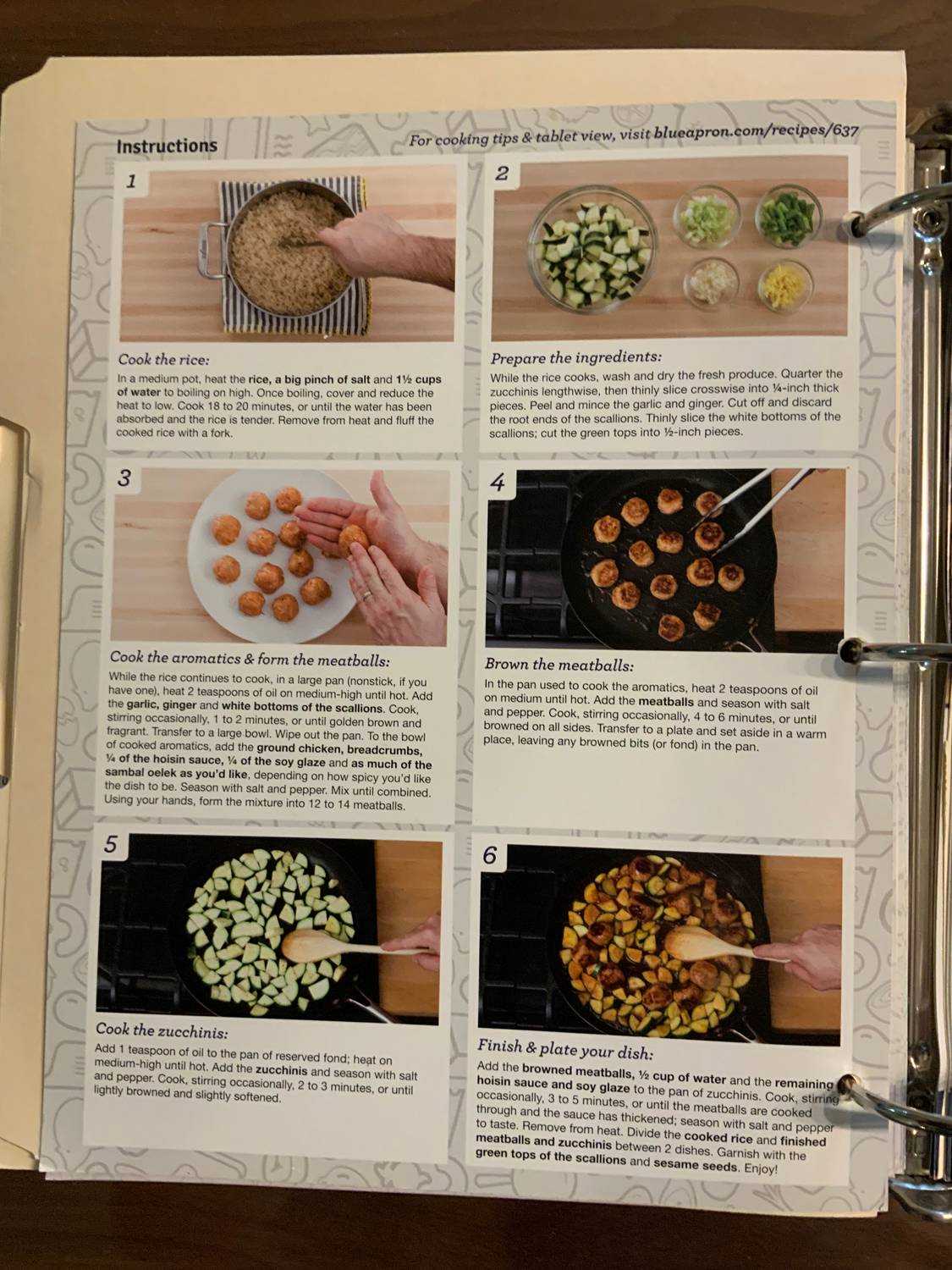 Recipe card back