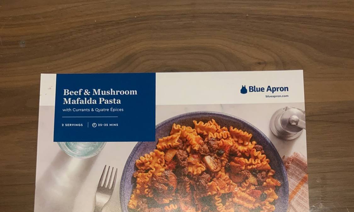 Beef & Mushroom Mafalda Pasta