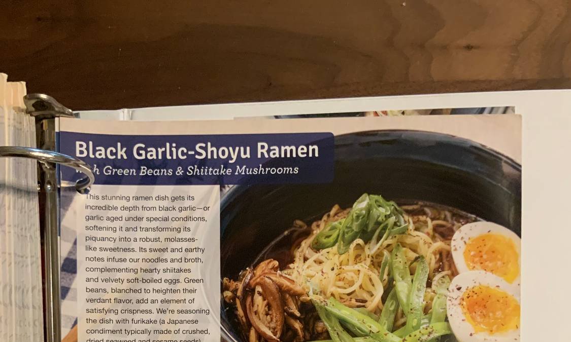 Black Garlic-Shoyu Ramen