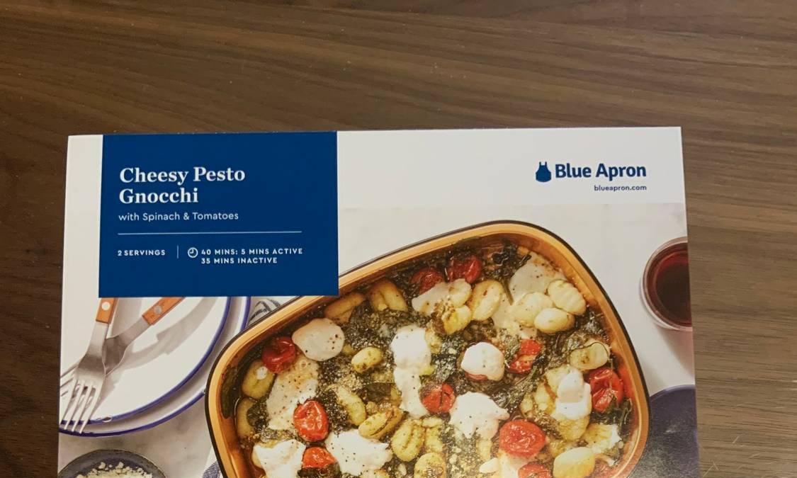 Cheesy Pesto Gnocchi