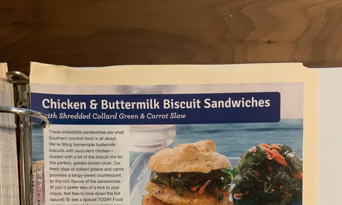 Chicken & Buttermilk Biscuit Sandwiches