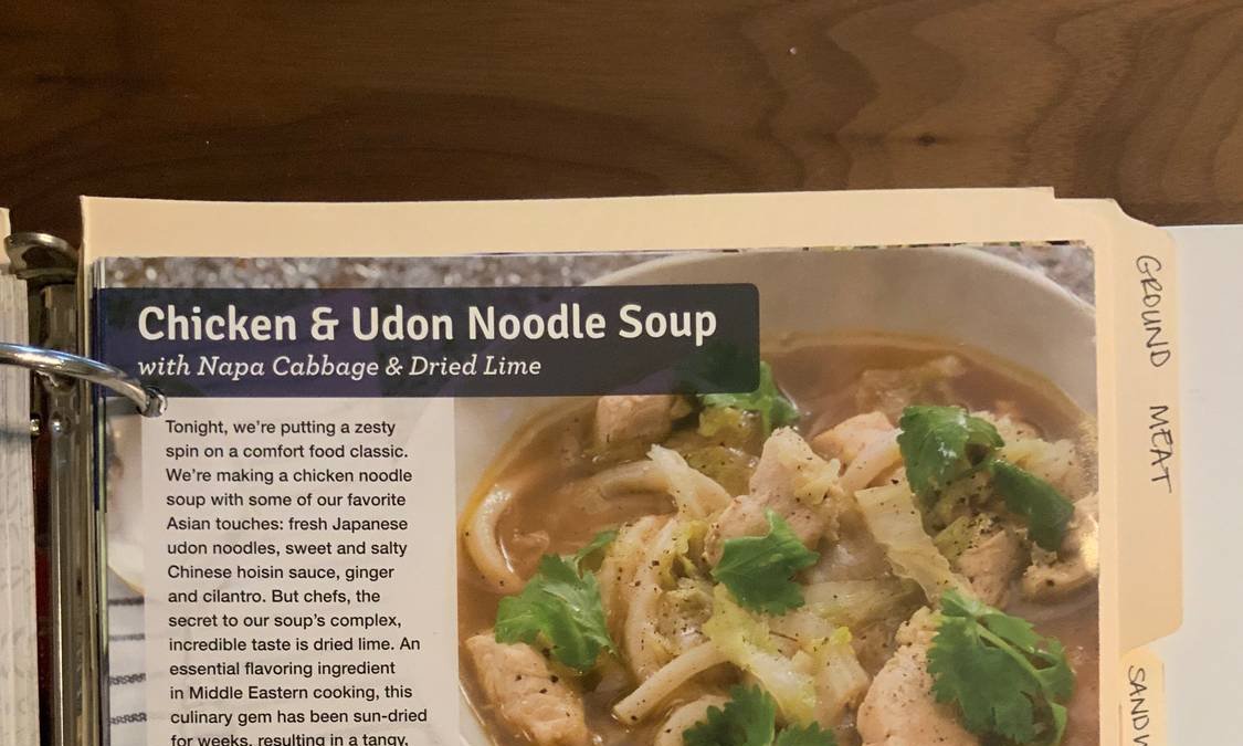 Chicken & Udon Noodle Soup