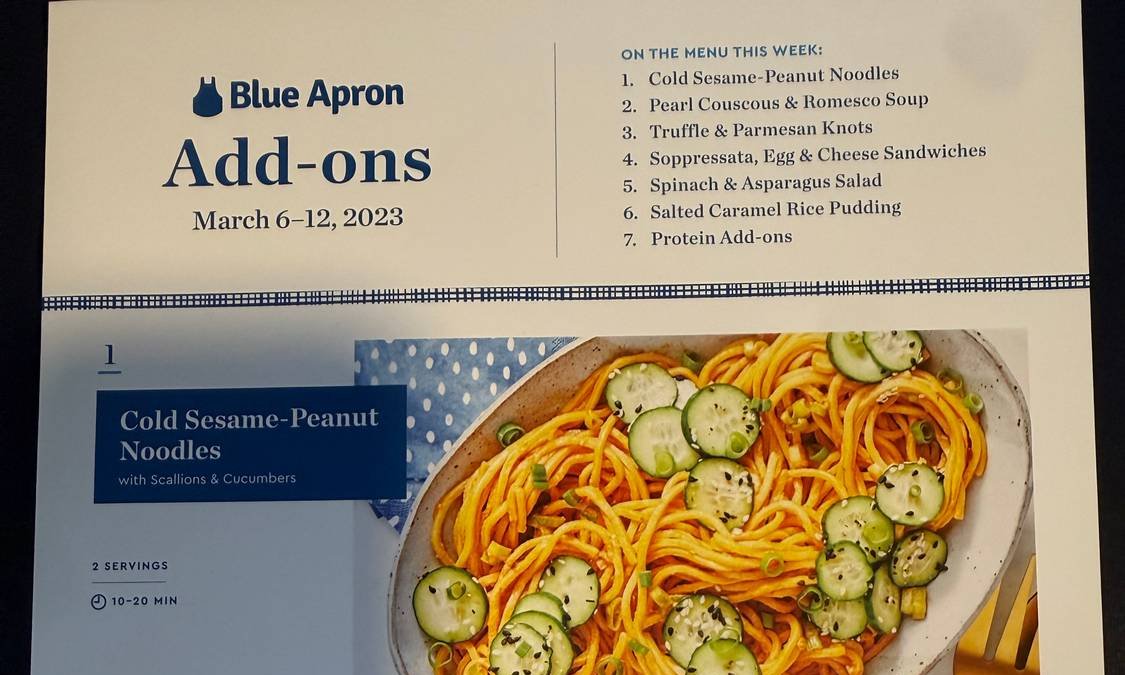 Cold Sesame-Peanut Noodles