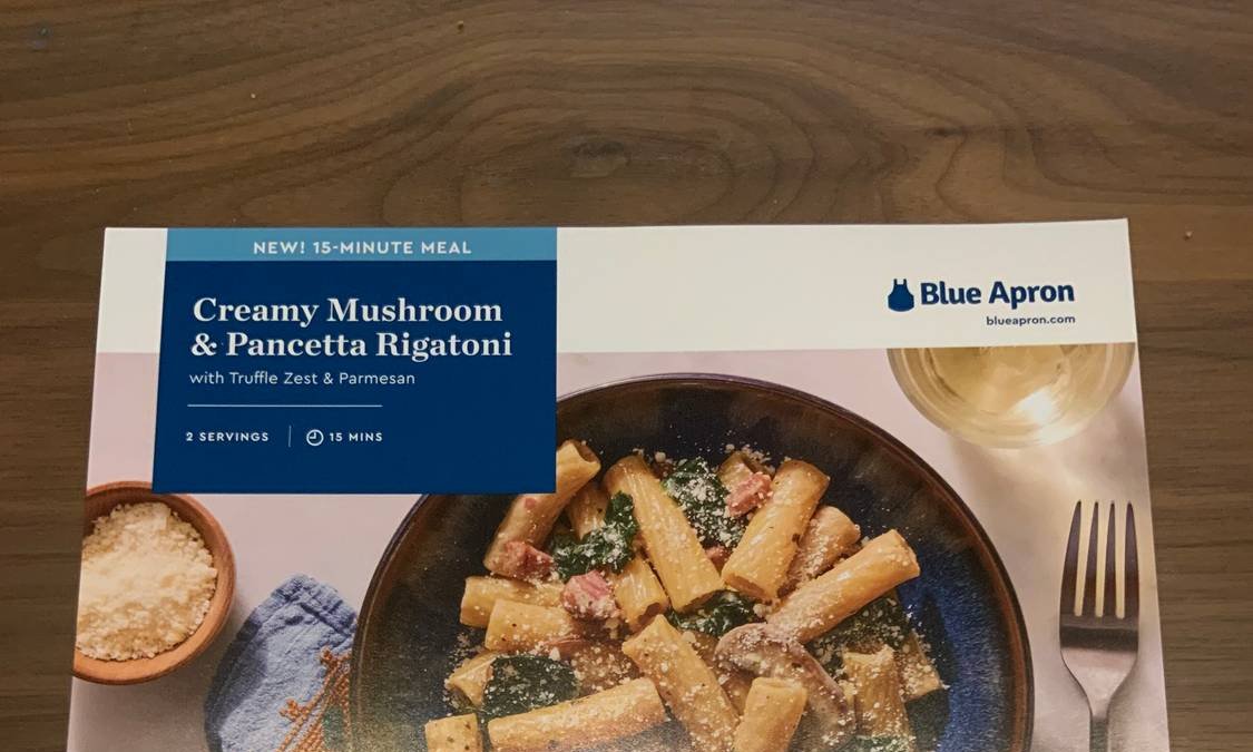 Creamy Mushroom & Pancetta Rigatoni