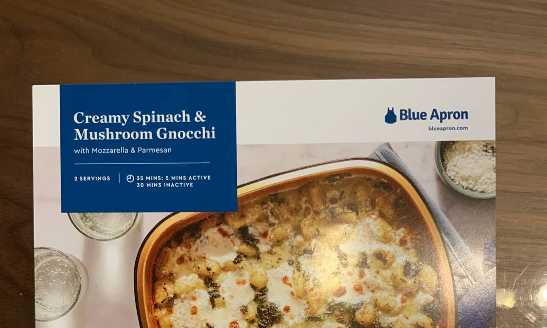 Creamy Spinach & Mushroom Gnocchi