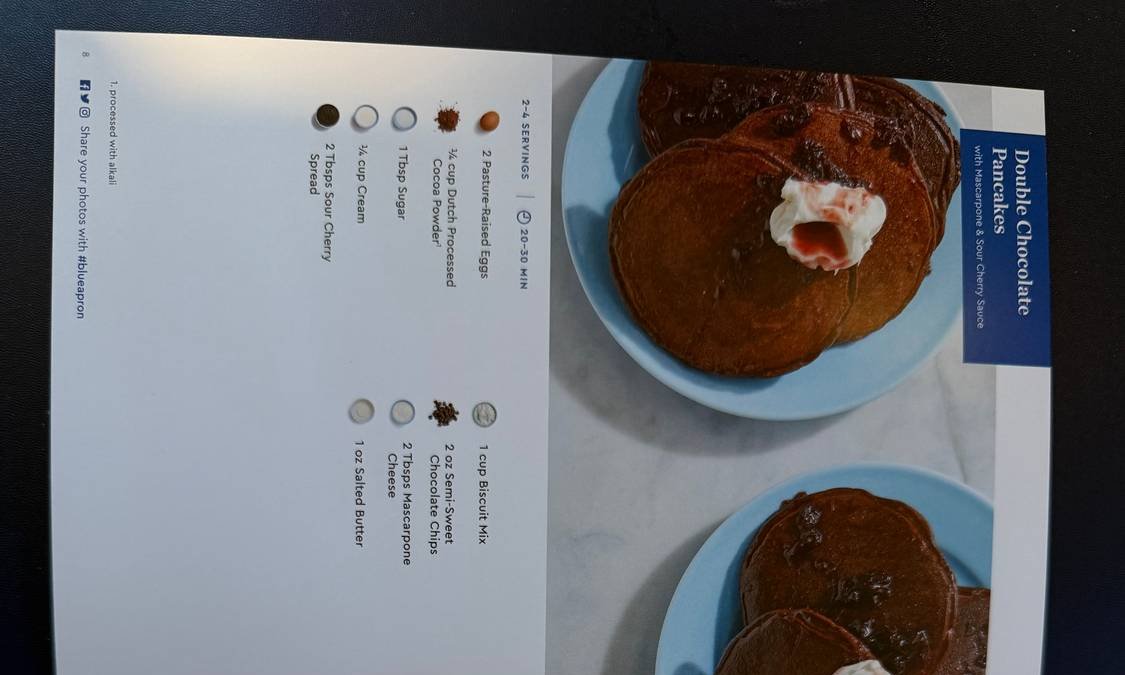 Double Chocolate Pancakes