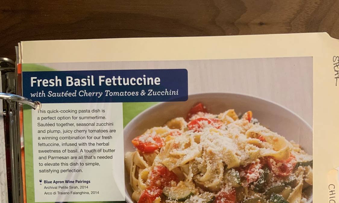Fresh Basil Fettuccine