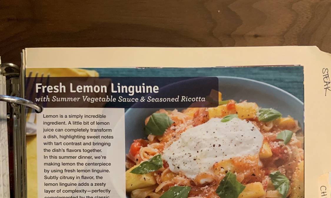 Fresh Lemon Linguine