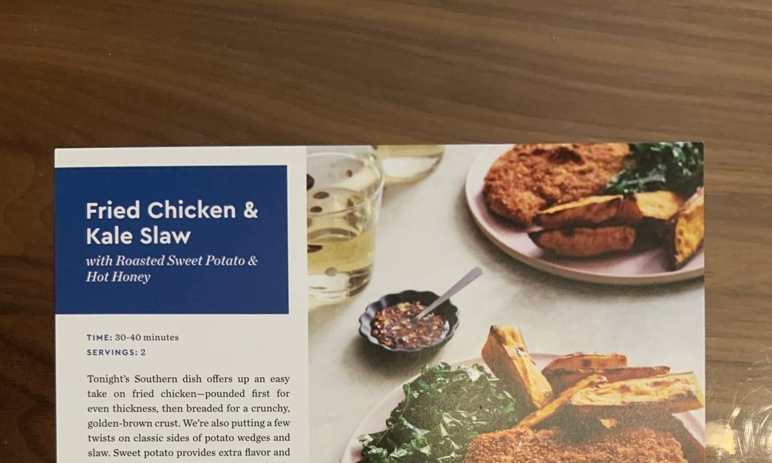 Fried Chicken & Kale Slaw