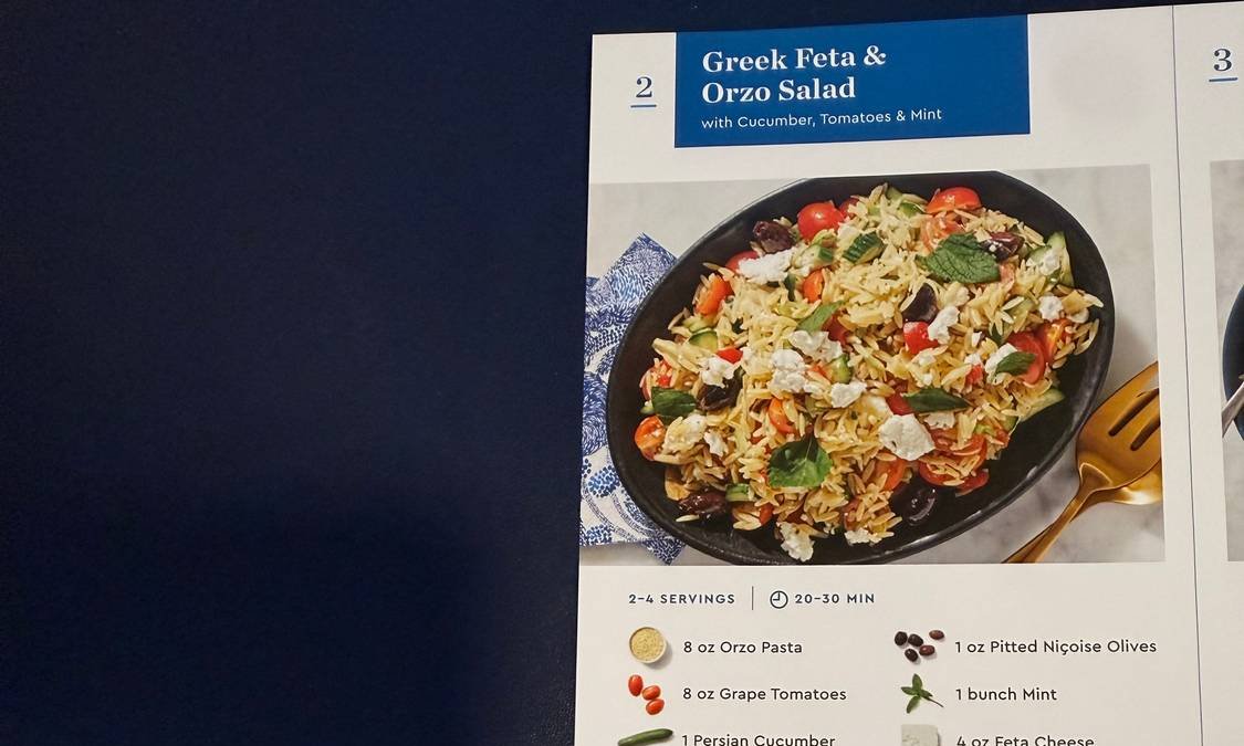 Greek Feta & Orzo Salad