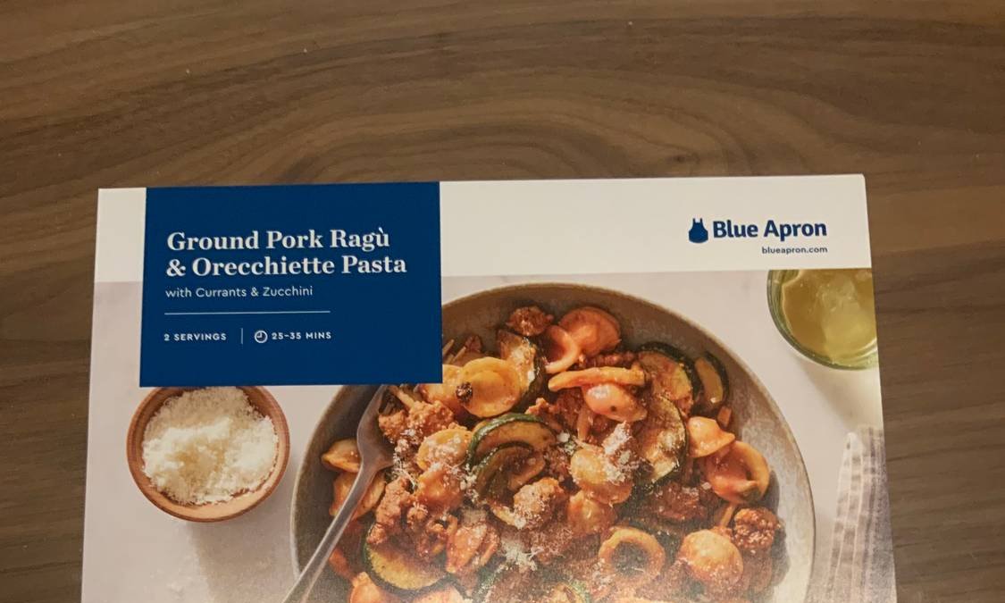 Ground Pork Ragù & Orecchiette Pasta