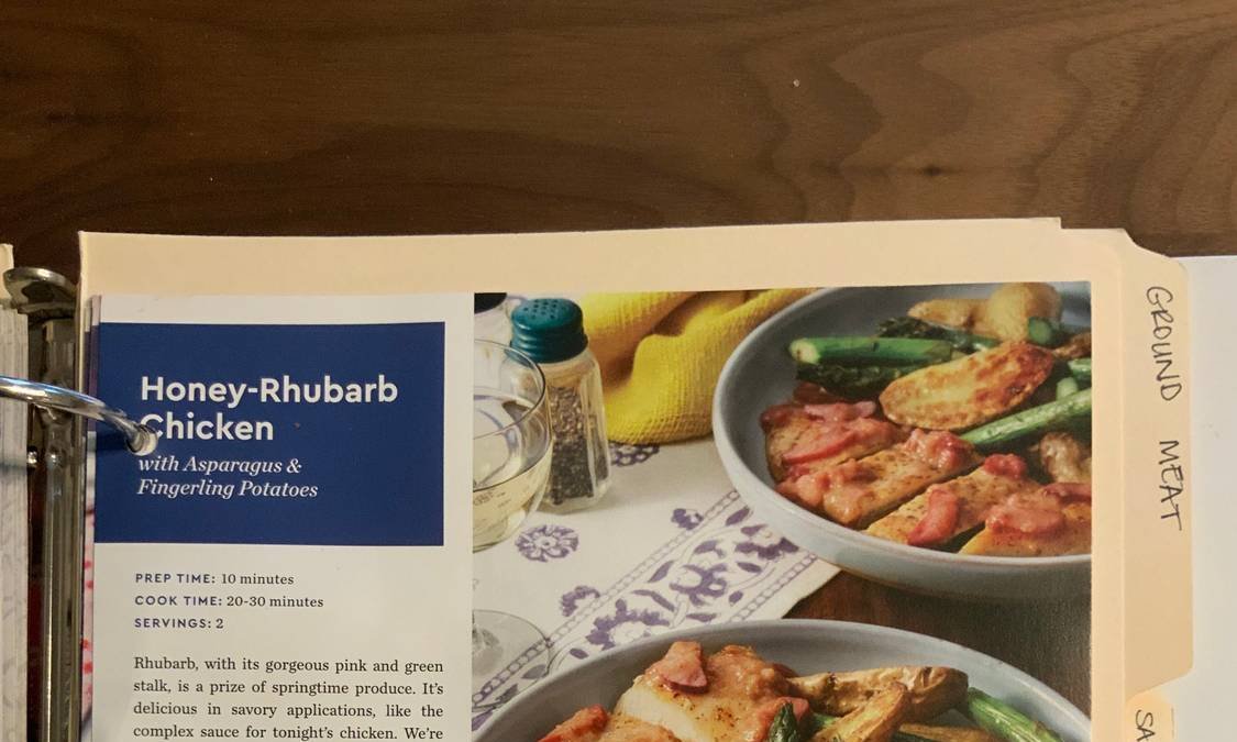 Honey-Rhubarb Chicken