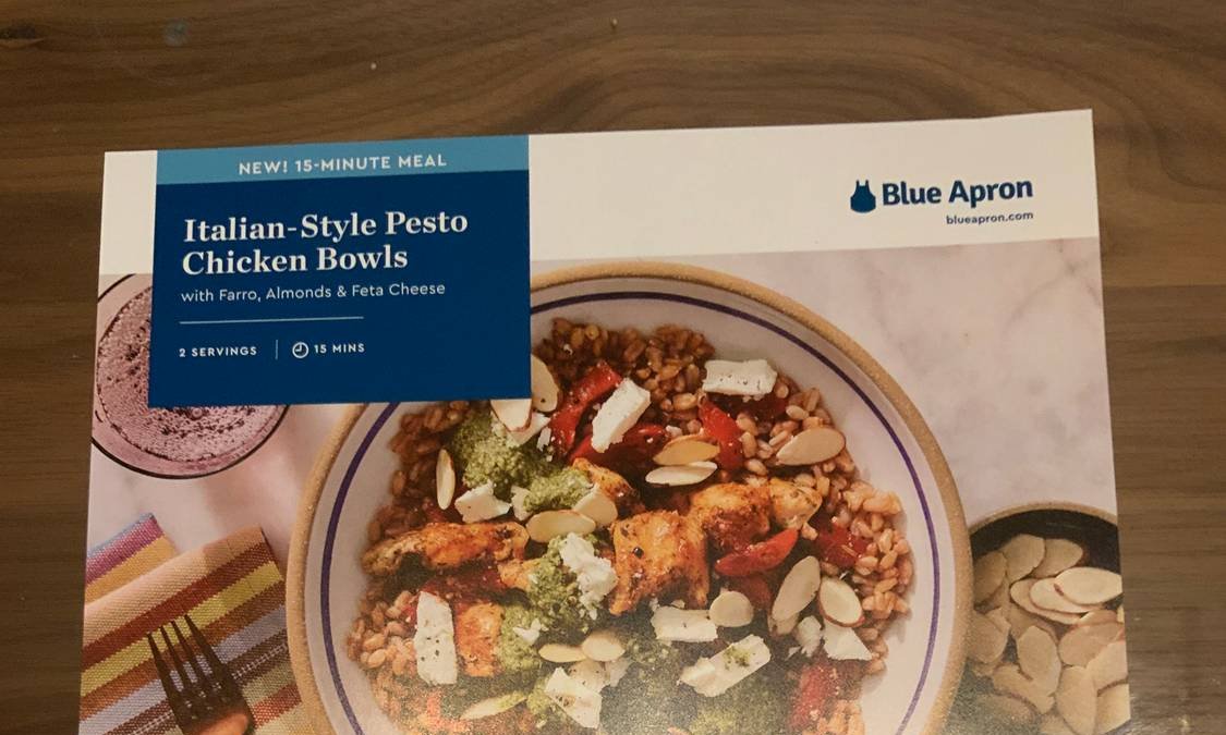 Italian-Style Pesto Chicken Bowls