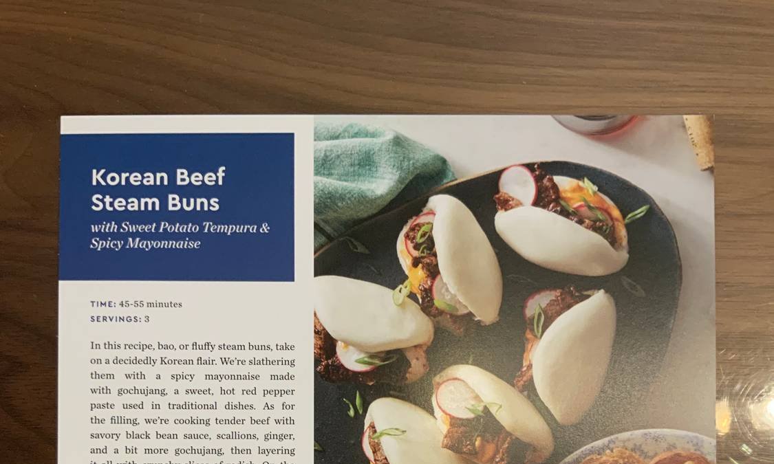 Korean Beef Steam Buns