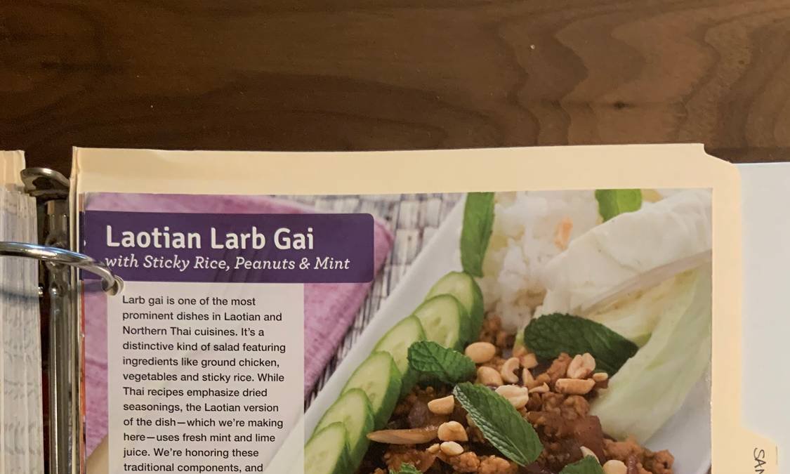 Laotian Larb Gai