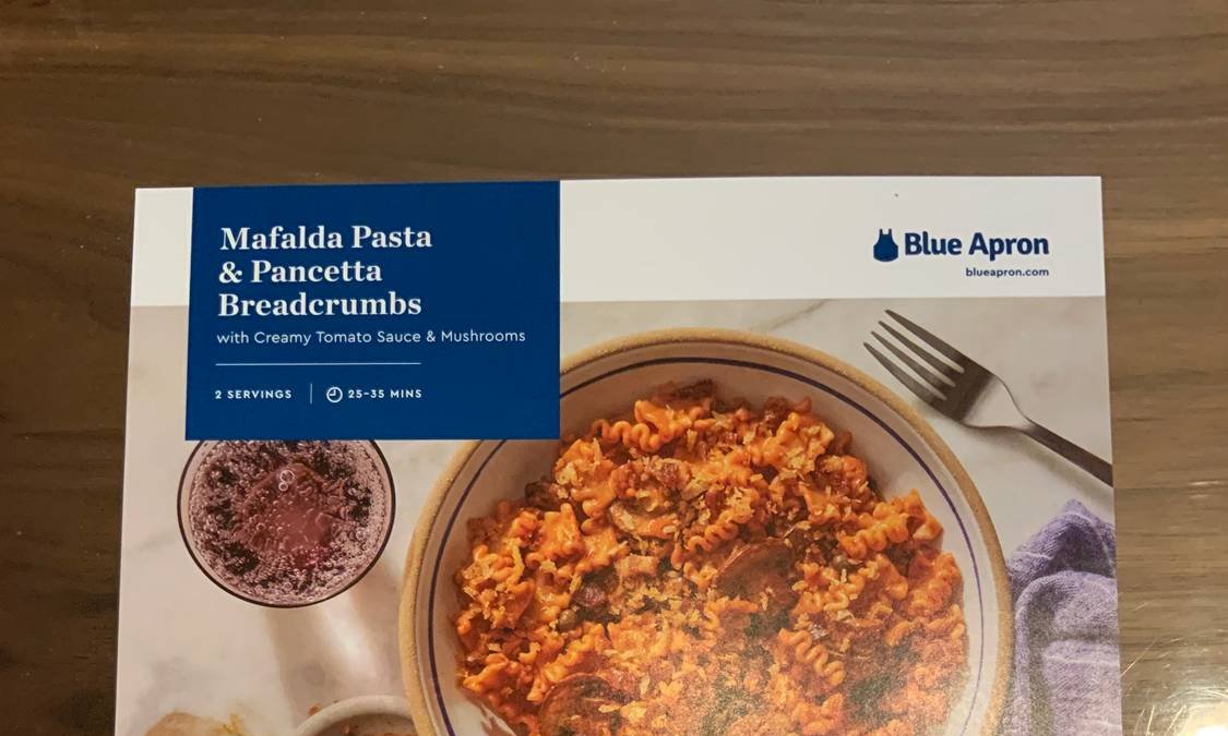 Mafalda Pasta & Pancetta Breadcrumbs