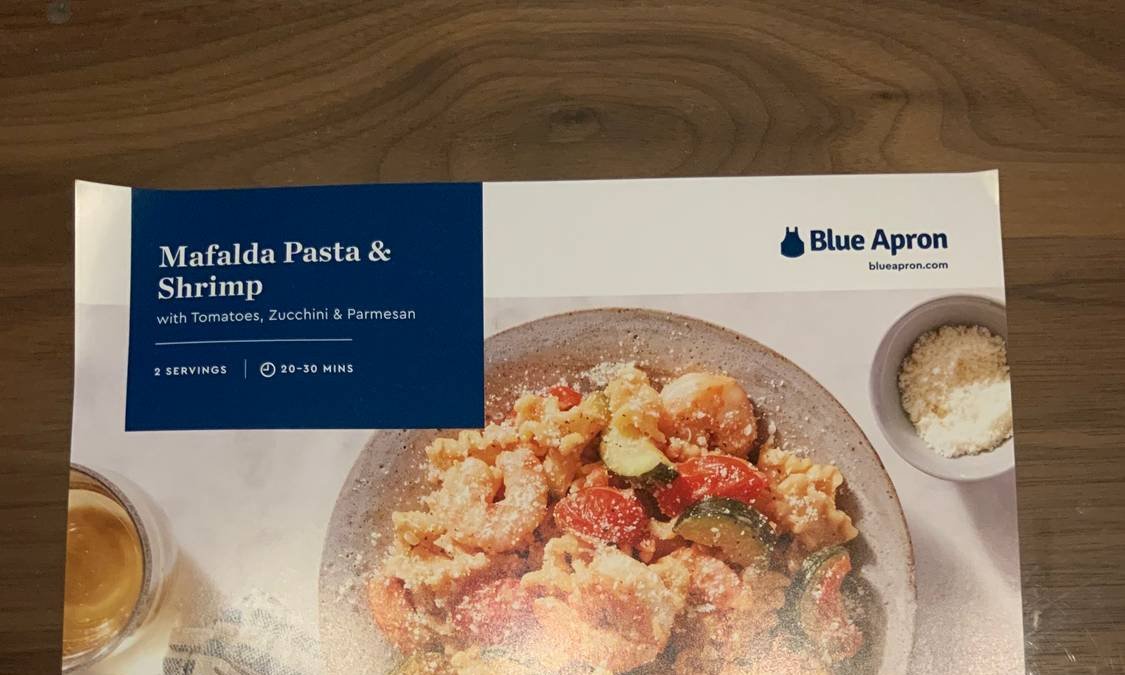 Mafalda Pasta & Shrimp