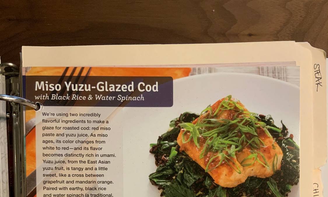 Miso Yuzu-Glazed Cod