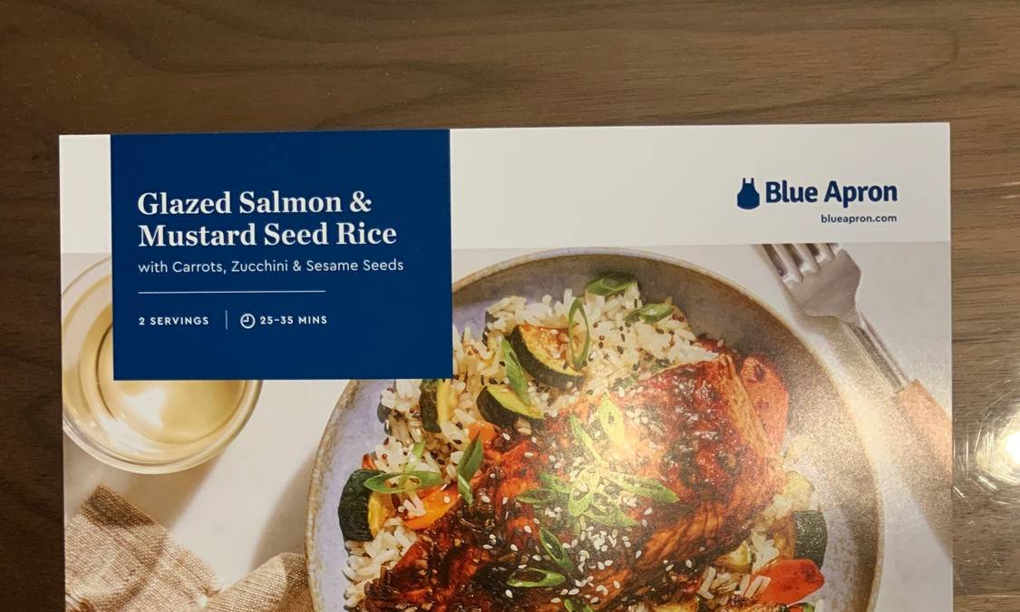 Mustard Seed Rice with Salmon