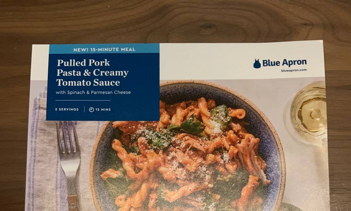 Pulled Pork Pasta & Creamy Tomato Sauce