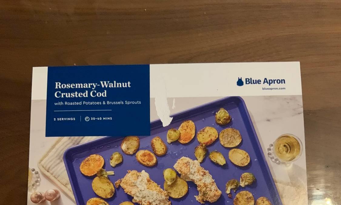 Rosemary-Walnut Crusted Cod