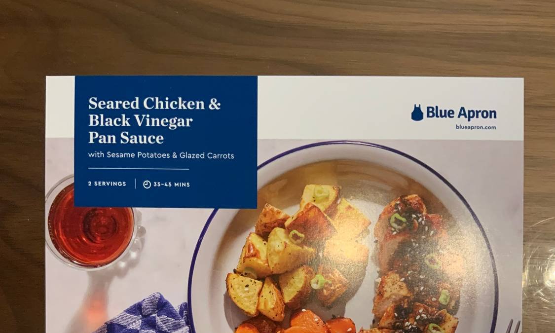 Seared Chicken & Black Vinegar Pan Sauce