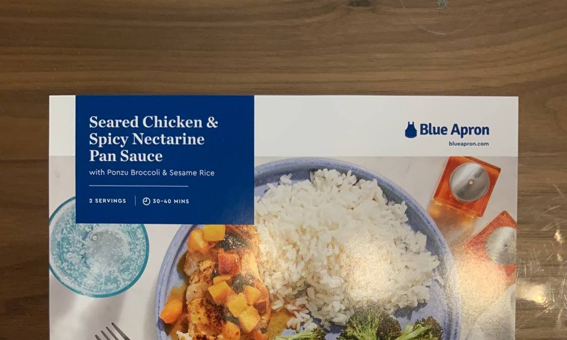 Seared Chicken & Spicy Nectarine Pan Sauce