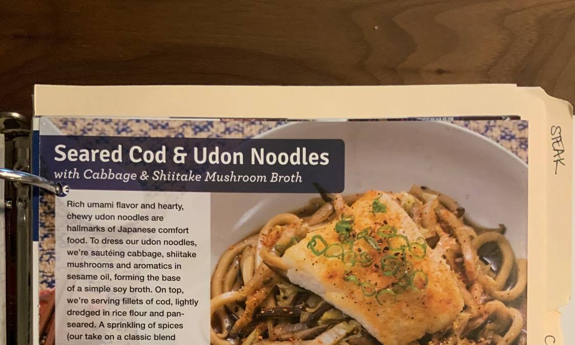 Seared Cod & Udon Noodles