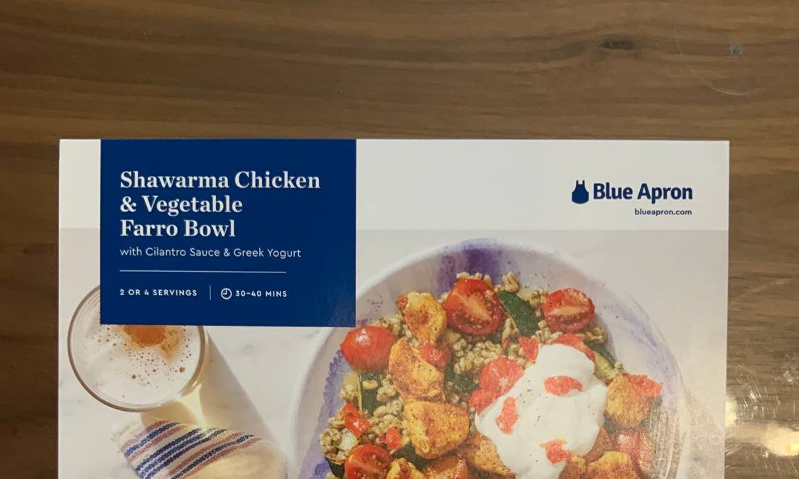 Shawarma Chicken & Vegetable Farro Bowl