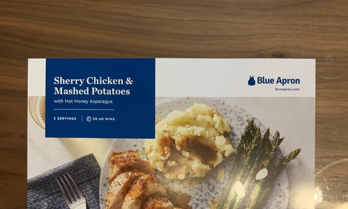 Sherry Chicken & Mashed Potatoes