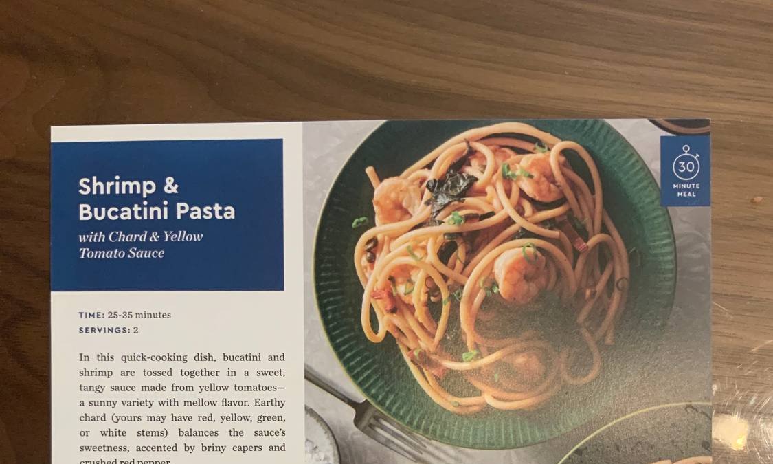 Shrimp & Bucatini Pasta