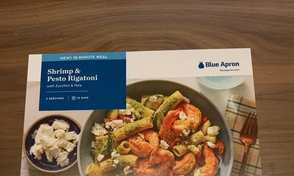 Shrimp & Pesto Rigatoni