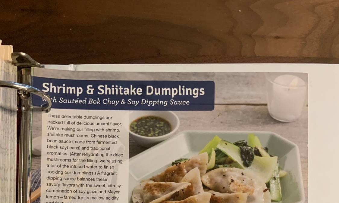 Shrimp & Shiitake Dumplings