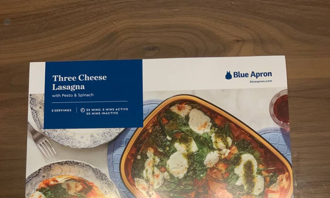 Three Cheese Lasagna